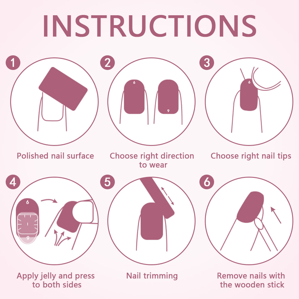 Pretty Prime French Gel Press-On Nails – 30 Piece Set